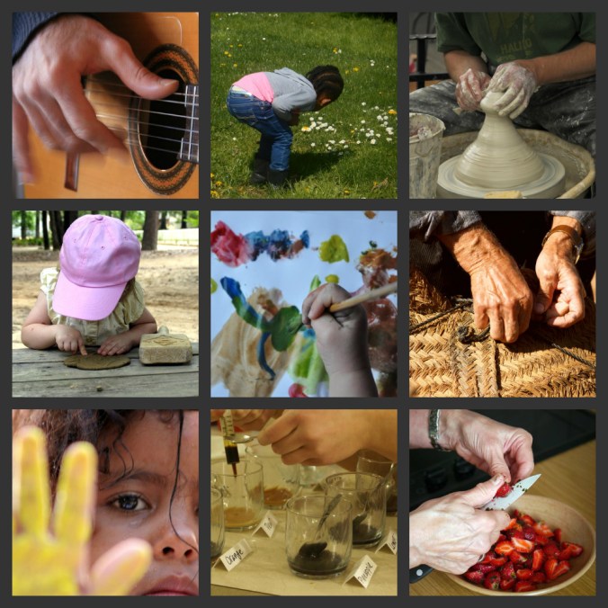 hands-on learning, hands-on education, hand and brain connection, direct learning, 