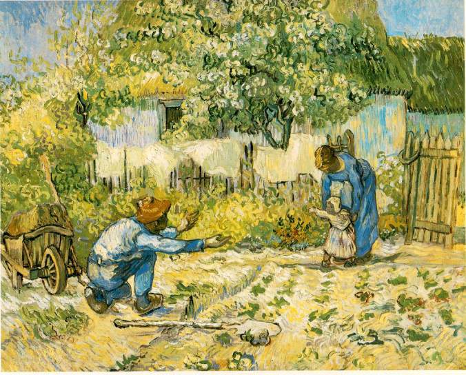 First Steps, by Vincent van Gogh