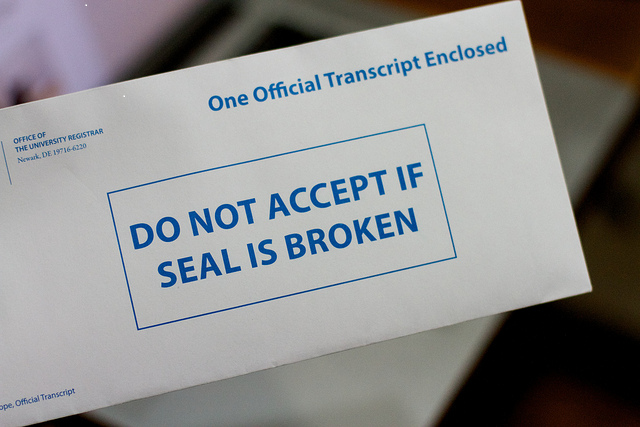 your permanent record isn't you! 